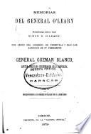 Memorias del general O'Leary, publ. por S.B. O'Leary