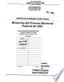 Memorias del proceso electoral federal de 1991