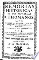 Memorias históricas de los monarcas othomanos
