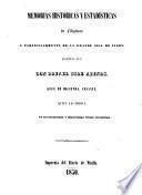 Memorias históricas y estadísticas de Filipinas y particularmente de la grande isla de Luzón ...