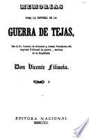 Memorias para la historia de la guerra de Tejas