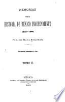 Memorias para la historia de México independiente, 1822-1846