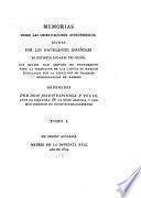 Memorias sobre las Observaciones astronomicas, hechas por los navegantes Españoles en distintos lugares del globo
