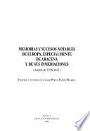 Memorias y sucesos notables de Europa, especialmente de Aracena y de sus inmediaciones (Anales de 1558-1611)