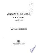 Mendoza en sus letras y sus ideas