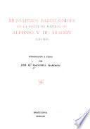 Mensajeros barceloneses en la corte de Nápoles de Alfonso V de Aragón, 1435-1458