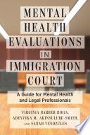 Libro Mental Health Evaluations in Immigration Court
