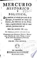 Mercurio histórico y político