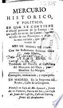 Mercurio histórico y político