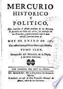 Mercurio histórico y político