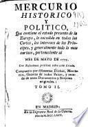 Mercurio histórico y político