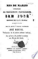 Mes de marzo consagrado al glorioso Patriarca San José ...