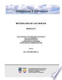Metodología de las ciencias. Módulo IV