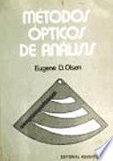 Libro Métodos ópticos de análisis
