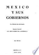 México y sus gobiernos