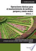 MF0522_1 - Operaciones básicas para el mantenimiento de jardines, parques y zonas verdes