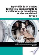 MF1435_3 - Supervisión de los trabajos de limpieza y establecimiento de procedimientos de comunicación en el entorno laboral