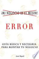 ¡mi Negocio Es El Mejor!. Error.