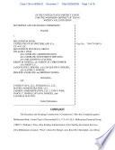 Millennium Bank, et al.: Securities and Exchange Commission Litigation Complaint