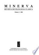Minerva. Revista de filologia clasica