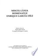 Miscel·lània homenatge Enrique García Díez