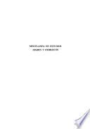 Miscelánea de estudios árabes y hebraicos