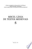 Miscelánea de textos medievales