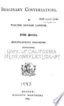 Miscellaneous dialogues