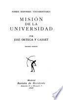 Misión de la universidad