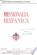 Missionalia hispánica