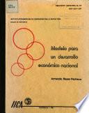 Modelo Para Un Desarrollo Economico Nacional