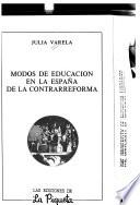 Modos de educación en la España de la Contrarreforma