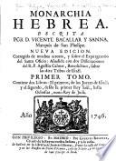 Monarchia hebrea,