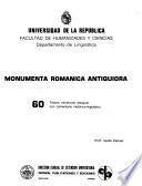 Monumenta románica antiquiora