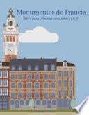Monumentos de Francia libro para colorear para niños 1 & 2