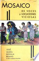 Mosaico de voces y locuciones viciosas