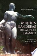 Mujeres banderas del mundo hispánico