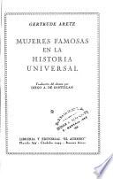 Mujeres famosas en la historia Universal