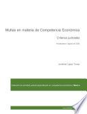Multas en materia de Competencia Económica