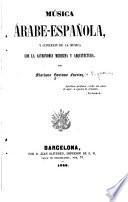 Música árabe-española, y conexión de la música son la astronomía, medicina y arquitectura