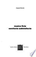 Música ficta semitonia subintellecta