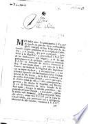 Muy Señor mio, ya participamos à V. el empeño en que nos havia constituìdo la Iglesia Colegial de San Felipe con su renovada antigua pretension de ser erigida en Cathedral, y el recurso que para conseguirla, tenia hecho a su Magestad ... perpetuo silencio ... como verá ... por la Copia de la Real Cedula, que juntamente con la del segundo Memorial de este Cabildo, remitimos ...