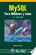 Libro MySQL para Windows y Linux