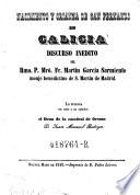 Nacimiento y crianza de San Fernando en Galicia, Discurso ined. del ---