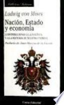 NACIÓN, ESTADO Y ECONOMÍA