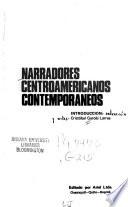 Narradores centroamericanos contemporaneos