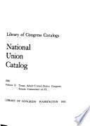 National Union Catalog