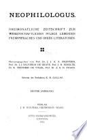 Neophilologus