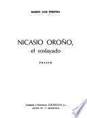 Nicasio Oroño, el soslayado