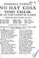 No hay cosa como callar